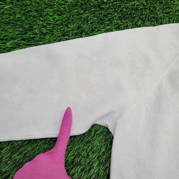 Vintage Antarctica Sweatshirt Womens Medium 19x22 Flat-Earth - Picture 4 of 14